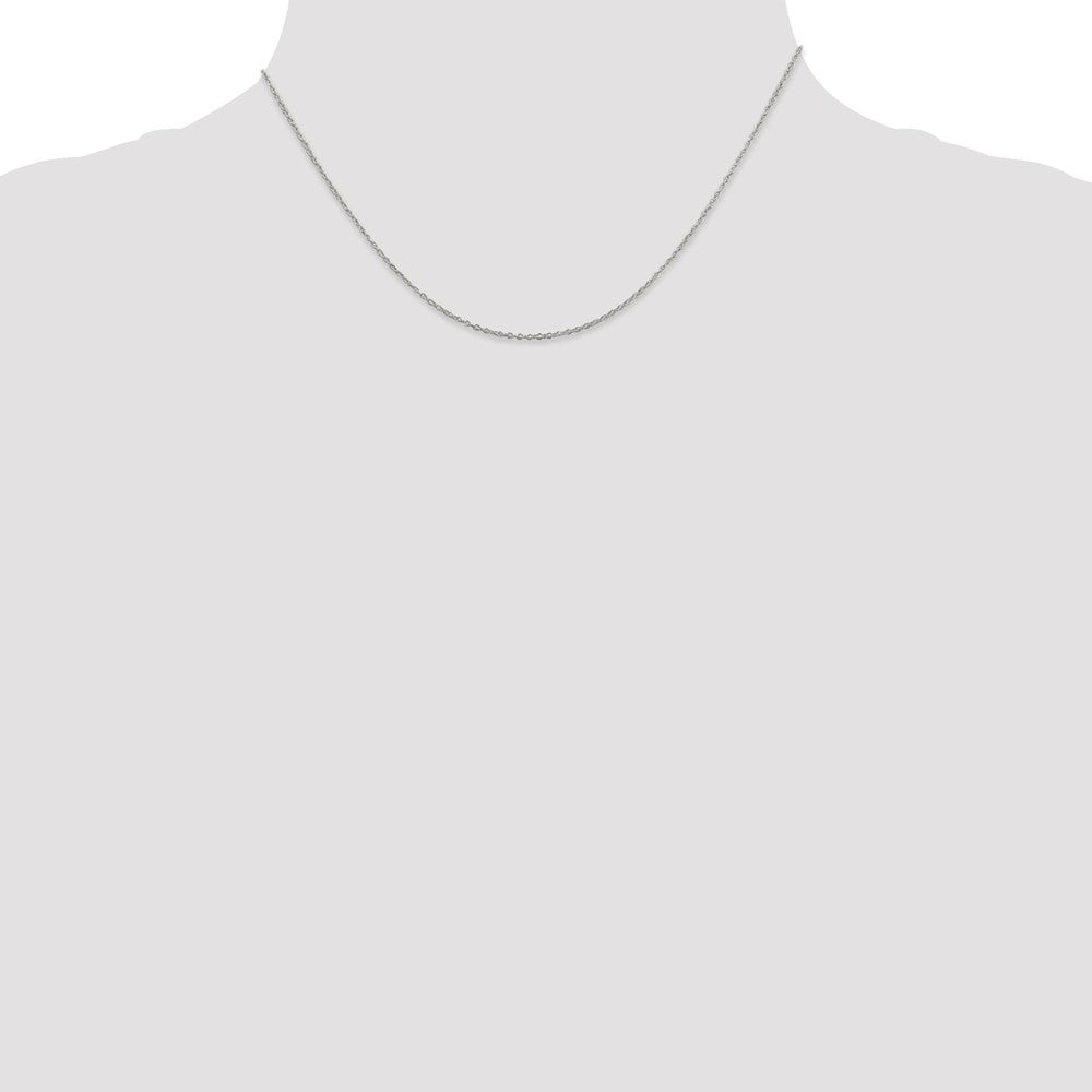 Sterling Silver 1.10mm Forzantine Cable Chain