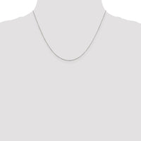 Sterling Silver 1.10mm Forzantine Cable Chain w/2in ext.