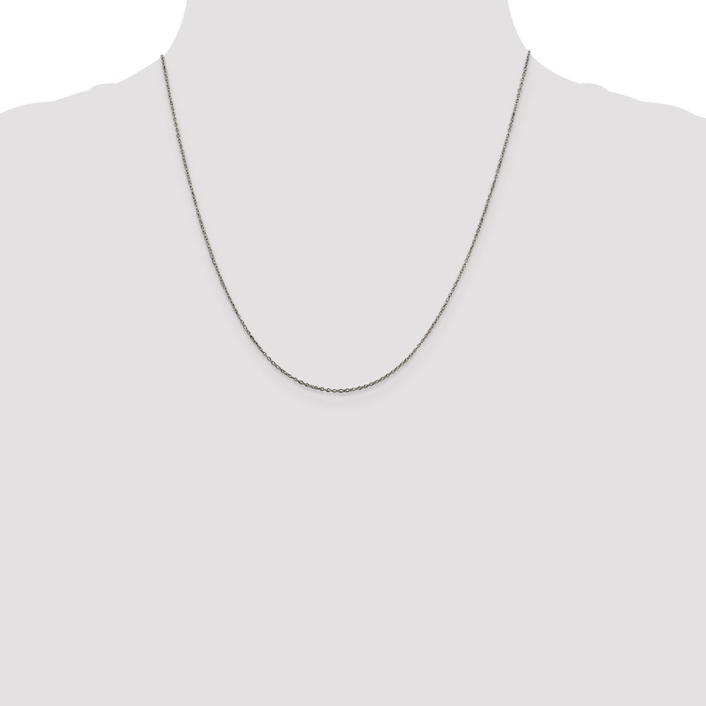 Sterling Silver 1.10mm Forzantine Cable Chain