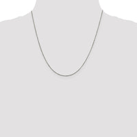 Sterling Silver 1.10mm Forzantine Cable Chain