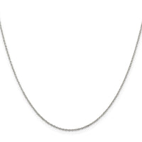 Sterling Silver 1.30mm Forzantine Cable Chain