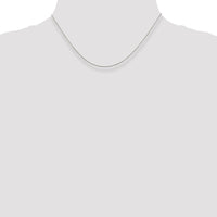 Sterling Silver 1.30mm Forzantine Cable Chain