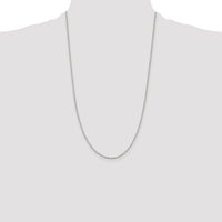 Sterling Silver 1.3mm Elongated Box Chain