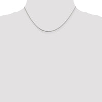 Sterling Silver 1mm Oval Box Chain