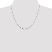 Sterling Silver 1mm Oval Box Chain
