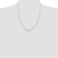 Sterling Silver 1mm Oval Box Chain