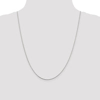 Sterling Silver 1mm Oval Box Chain