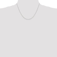 Sterling Silver 1mm 8 Sided D/C Cable Chain w/2in ext.