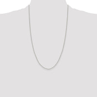 Sterling Silver 1.65mm Diamond-cut Long Link Cable Chain