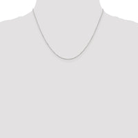 Sterling Silver 1.05mm Square Fancy Beaded Chain