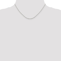 Sterling Silver .9mm Flat Link Cable Chain