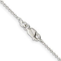 Sterling Silver 1mm Flat Link Cable Chain