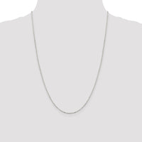 Sterling Silver 1.5mm Flat Open Oval Cable Chain