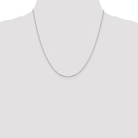 Sterling Silver .95mm Diamond-cut Forzantine Cable Chain