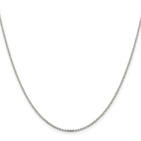Sterling Silver 1.4mm Diamond-cut Forzantine Cable Chain