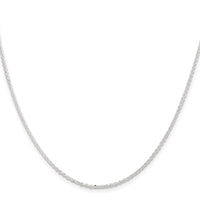 Sterling Silver 1.85mm Diamond-cut Forzantine Cable Chain
