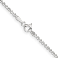 Sterling Silver 1.85mm Diamond-cut Forzantine Cable Chain