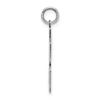 Sterling Silver/Rhodium-plated Polished Number 93 Charm