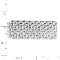 Sterling Silver Rhodium-plated Money Clip