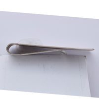 Sterling Silver Rhodium-plated Pattern Money Clip