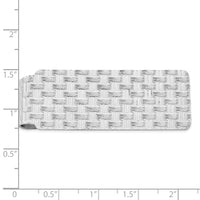 Sterling Silver Rhodium-plated Money Clip