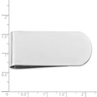 Sterling Silver Rhodium-plated Money Clip