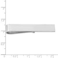 Sterling Silver Rhodium-plated Tie Bar