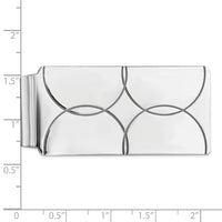 Sterling Silver Rhodium-plated Money Clip