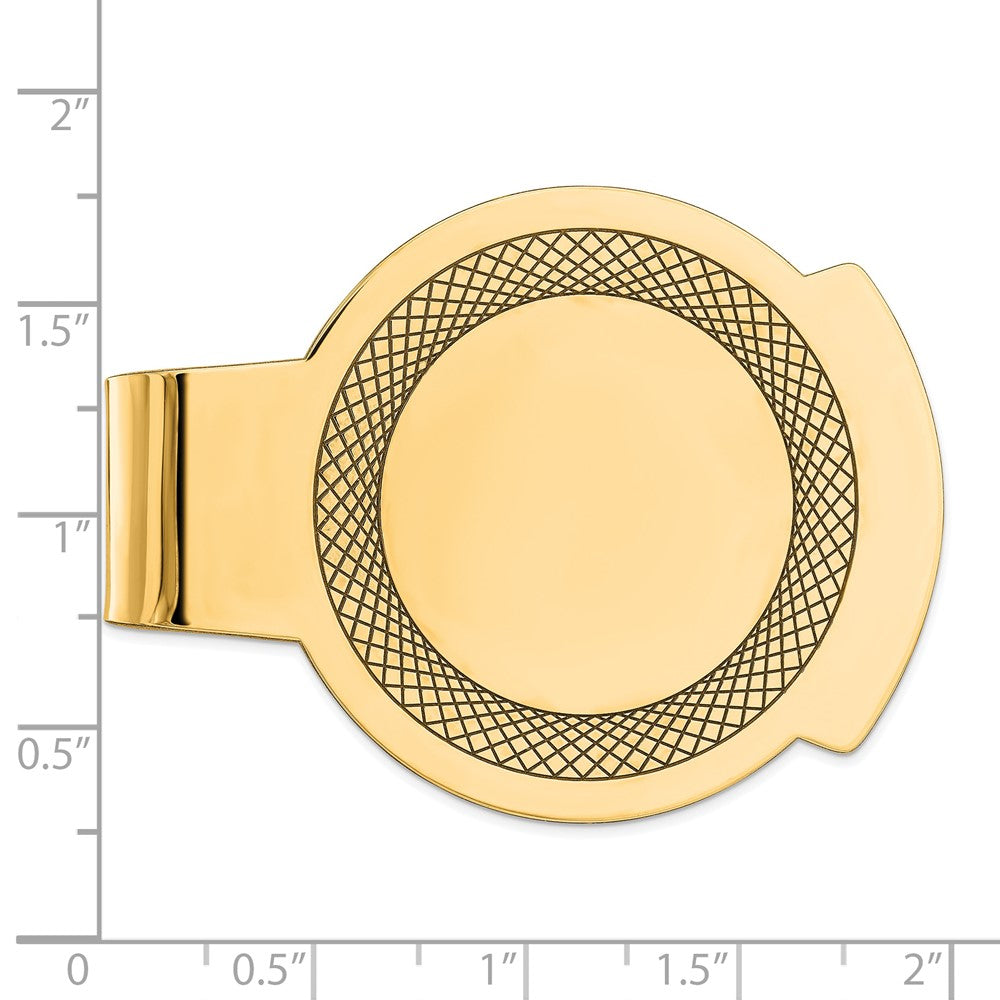 Sterling Silver Gold-plated Money Clip