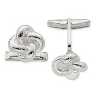 Sterling Silver Knot Cufflinks