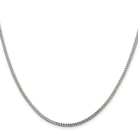 Sterling Silver 1.8mm D/C Square Franco Chain