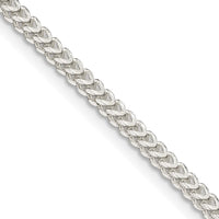 Sterling Silver 1.8mm D/C Square Franco Chain
