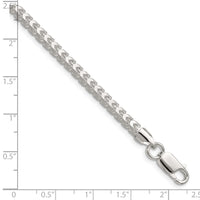 Sterling Silver 3.5.0mm D/C Square Franco Chain