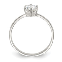 Sterling Silver CZ Ring
