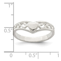 Sterling Silver Heart Ring