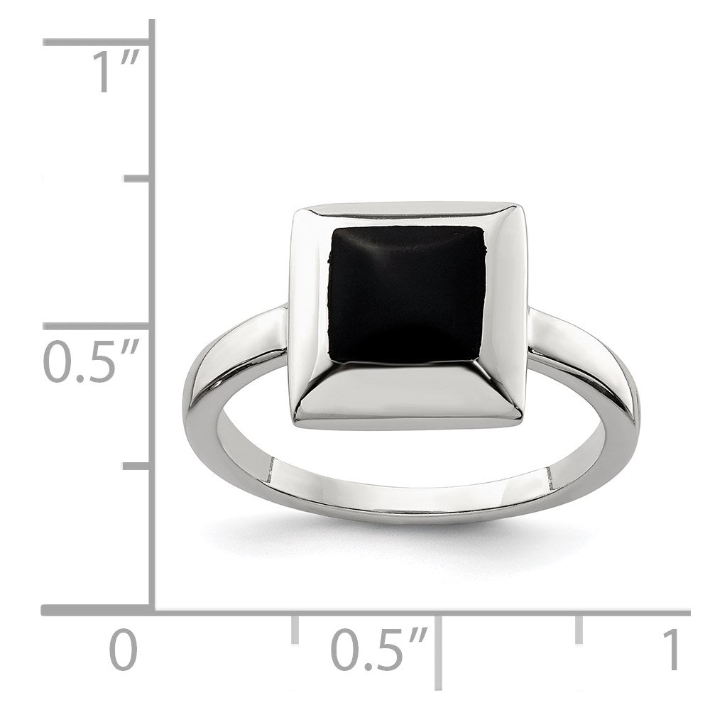 Sterling Silver Onyx Ring