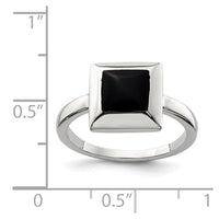 Sterling Silver Onyx Ring