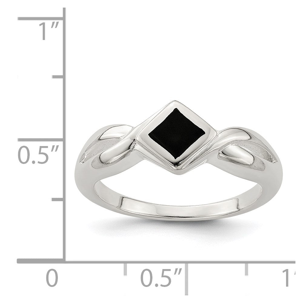 Sterling Silver Onyx Ring