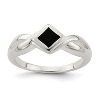 Sterling Silver Onyx Ring