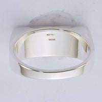 Sterling Silver 9x19mm Closed Back Signet Ring