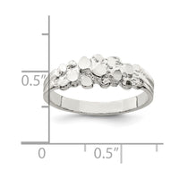Sterling Silver Nugget Ring