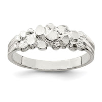 Sterling Silver Nugget Ring