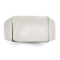 Sterling Silver 19x16mm Closed Back Signet Ring