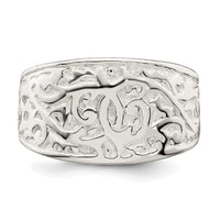 Sterling Silver Swirl Design Ring