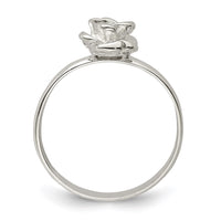 Sterling Silver 8mm Rose Ring