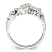 Sterling Silver Men's Nugget Ring