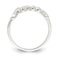 Sterling Silver Polished 'Faith' Ring