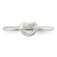 Sterling Silver Polished Knot Ring