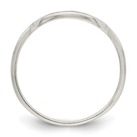 Sterling Silver Polished Tree Ring