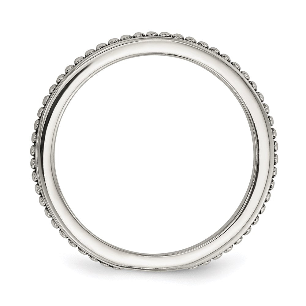 Sterling Silver w/14k Antiqued 8mm Button FWC Pearl Set of 3 Rings